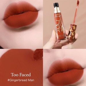 BNIB!!! Too Faced Liquified Matte Lip Gloss - Gingerbread Man (Limited Edition)